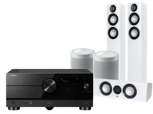 Kino domowe Yamaha RX-A4A (czarny) + Carina FS247 (biały) + CC 241 (biały) + MusicCast 20 (biały) - Kino domowe - miniaturka - grafika 1