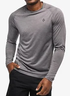 Koszulki sportowe męskie - Longsleeve Black Diamond Lightwire Tech Tee L/S - steel grey - miniaturka - grafika 1