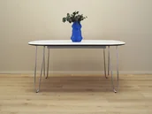 Stoły - Stół biały, włoski design, lata 90, produkcja: Włochy - miniaturka - grafika 1