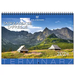 Kalendarz miesięczny, 2024, 29x41 cm, terminarz ścienny, Tatrzańskie Impresje - Kalendarze - miniaturka - grafika 1