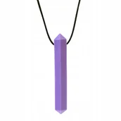 Gryzaki dla dzieci - Gryzak Logopedyczny Terapeutyczny Naszyjnik ARK Krypto-Bite Fioletowy XXT - miniaturka - grafika 1