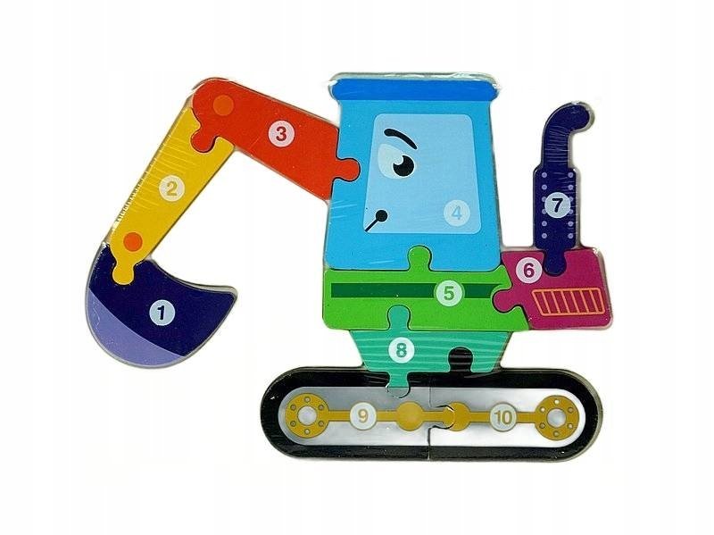 PUZZLE DREWNIANE SWEDE UKŁADANKA EDUKACYJNA LOGICZNA DLA NAJMŁODSZYCH DZIEC