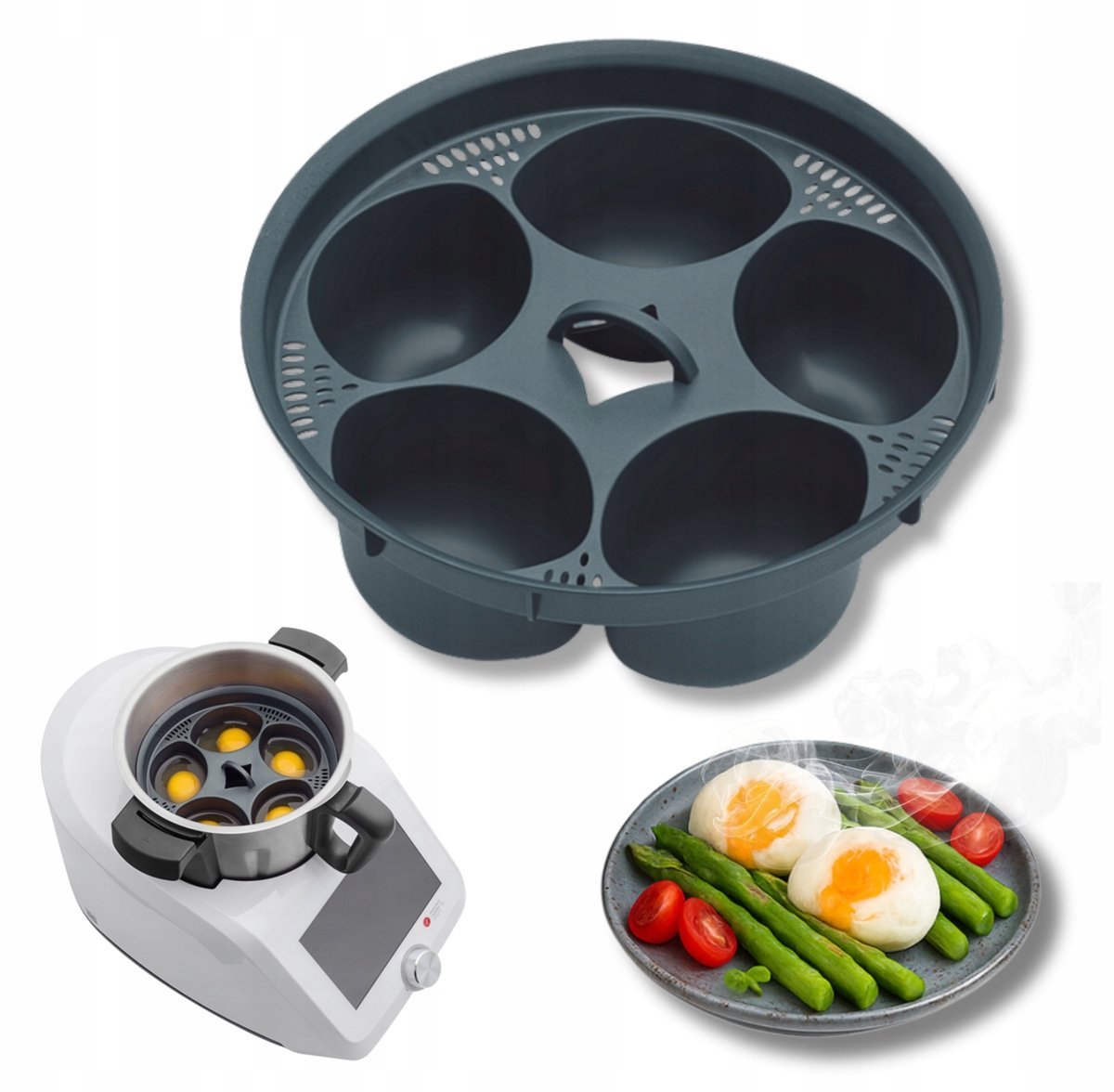 WKŁADKA DO GOTOWANIA JAJEK POCHE MONSIEUR CUISINE SMART CONNECT / LIDLOMIX