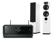 Kino domowe - Yamaha RX-V4A (czarny) + Tesi 5 (biały) - miniaturka - grafika 1