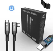 Akcesoria VR - VortexVR Kabel 5m USB-C Fast charging + Element mocujący META QUEST LINK - miniaturka - grafika 1