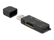 Czytniki kart pamięci - Delock SuperSpeed USB Card Reader do kart pamięci SD/Micro SD/MS - miniaturka - grafika 1