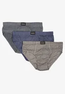 Majtki męskie - Wielokolorowe Majtki Slipy 3-pack z Bawełny Soneira - miniaturka - grafika 1