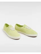 Trampki damskie - Vans Skórzane sneakersy w kolorze limonkowym - miniaturka - grafika 1