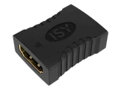 Złącza, przejściówki, adaptery - Adapter HDMI ISY IHD-9039 Czarny - miniaturka - grafika 1