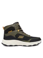 Buty trekkingowe męskie - Skechers Trekkingi Hillcrest 2.0 237804 OLBK Khaki - miniaturka - grafika 1