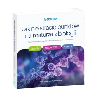 Jak nie stracić punktów na maturze z biologii 2025 cz.1 poradnik z przykładowymi zadaniami maturalnymi i komentarzami - Krzysztof Brom - Pomoce naukowe - miniaturka - grafika 1