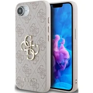 Etui i futerały do telefonów - Guess Etui Hardcase 4G Big Metal Logo do iPhone 16e, różowe - miniaturka - grafika 1