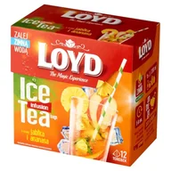 Herbata - Loyd Herbata na zimno Ice Tea jabłko ananas 48 torebek piramidki L07072036 - miniaturka - grafika 1