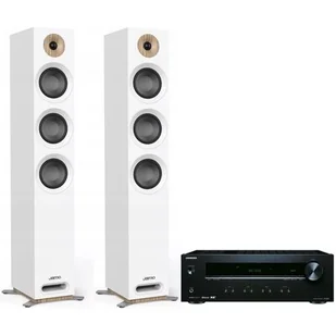 Kino domowe Onkyo Zestaw stereo TX-8220B + JAMO S-809 Czarno-biały - Kino domowe - miniaturka - grafika 1