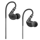 Słuchawki - MEE Audio M6 4 Gen czarne - miniaturka - grafika 1