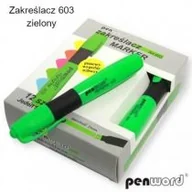 Przybory szkolne - Penword Zakreślacz zielony 12 szt. - miniaturka - grafika 1