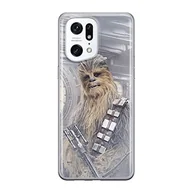 Etui i futerały do telefonów - Etui Chewbacca 002 Star Wars Nadruk pełny Szary Producent: OPPO, Model: FIND X5 PRO - miniaturka - grafika 1
