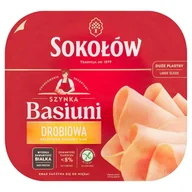 Kiełbasa i wędliny - Sokołów Szynka Basiuni drobiowa 140 g - miniaturka - grafika 1
