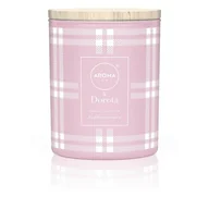 Zapachy samochodowe - Świeca Aroma Home & Dorota malinowa konfitura 150 g 40887 - miniaturka - grafika 1