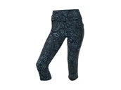 Spodnie sportowe damskie - CRIVIT Legginsy funkcyjne 3/4 damskie z wysokim stanem (Petrol, S(36/38)) - miniaturka - grafika 1