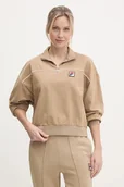 Bluzy damskie - Fila bluza Liebau damska kolor beżowy wzorzysta FAW0879 - miniaturka - grafika 1