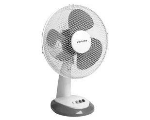 Volteno Wentylator biurkowy biały 30cm VO0024 - Ogrzewanie przenośne - miniaturka - grafika 1