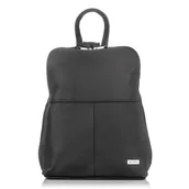 Plecaki - Szary Plecak Damski Skóra Paolo Peruzzi B-15-gr - miniaturka - grafika 1