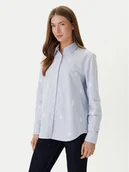 Koszule damskie - Tommy Hilfiger Koszula WW0WW49386 Błękitny Relaxed Fit - miniaturka - grafika 1