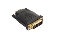 Adaptery i przejściówki - LP Złącze HDMI gniazdo-DVI wtyk 18+1 LEC-ZLA0613 - miniaturka - grafika 1
