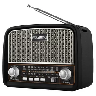 SVEN SRP-555 Czarno-srebrny - Radia - miniaturka - grafika 1