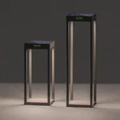 Lampy ogrodowe - KLEWE Lampa solarna LED RADIA MINI, antracyt, 35 cm, aluminium, IP65 - miniaturka - grafika 1