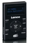 Odtwarzacze MP3 - Lenco PDR-011BK - przenośne, kieszonkowe radio DAB+ / FM i odtwarzacz MP4 - miniaturka - grafika 1