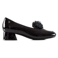 Półbuty damskie - Półbuty Na Obcasie VINCEZA czarne - Vinceza - miniaturka - grafika 1