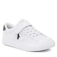 Buty dla chłopców - Sneakersy Polo Ralph Lauren Theron V Ps RF104104 White Smooth PU/Navy w/ Navy PP - miniaturka - grafika 1
