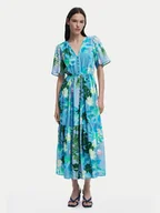 Sukienki - Desigual Sukienka koszulowa Nancy 25SWVW18 Niebieski Regular Fit - miniaturka - grafika 1