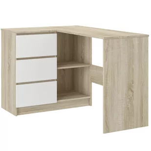 Meble Biurko Narożne Komputer Lewe Sonoma Mix N-4L - Biurka - miniaturka - grafika 1