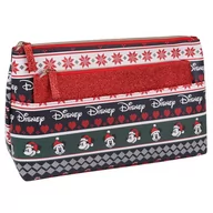 Kosmetyczki, organizery i kuferki - 2x Świąteczna kosmetyczka na zamek Myszka Mickey Disney - miniaturka - grafika 1