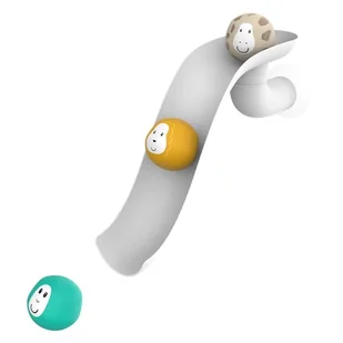 Matchstick Monkey - Zjeżdżalnia Z Piłeczkami White - Zabawka Do Kąpieli - Chusty do noszenia dzieci - miniaturka - grafika 1