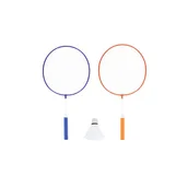 Badminton - NRZ052 STEEL / ZESTAW DO BADMINTONA 2 RAKIETY + LOTKI JUNIOR NILS - miniaturka - grafika 1