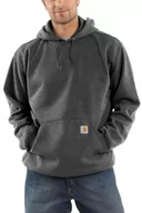 Bluzy sportowe męskie - Bluza męska z kapturem Carhartt Midweight Hooded Sweatshirt 026 Carbon Heather - miniaturka - grafika 1