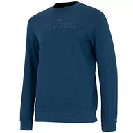 Bluzy męskie - 4F Bluza męska, Denim, L - miniaturka - grafika 1