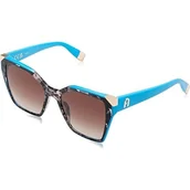 Okulary przeciwsłoneczne - Furla Okulary damskie, Czarna Hawana, 54 - miniaturka - grafika 1