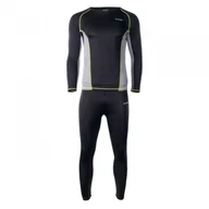 Bielizna sportowa męska - Hi-Tec Komplet bielizny męskiej Kamo Set Black/ Frost Grey r. XL - miniaturka - grafika 1