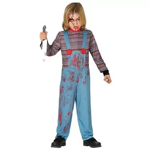 Guirca Lalka koncertowa Chucky Halloween kostium dzieci chłopcy, czarny - Stroje karnawałowe - miniaturka - grafika 1