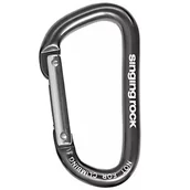 Sprzęt wspinaczkowy - Karabinek SINGING ROCK Mini D grey - miniaturka - grafika 1