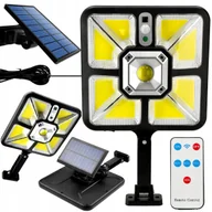 Lampy ogrodowe - LAMPA SOLARNA ULICZNA CZUJNIK RUCHU MOCNA LATARNIA - miniaturka - grafika 1