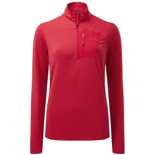 Bluza damska Mountain Equipment Lumiko Wmns Zip T Rozmiar: L / Kolor: różowy - Bluzy sportowe damskie - miniaturka - grafika 1