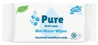 Chusteczki nawilżane - Chusteczki nawilżane 99,9% wody Pure Wet Water Wipes BIO 60 szt. - miniaturka - grafika 1