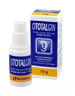Przeziębienie i grypa - FARMINA SP. Z O.O. Ototalgin 200 mg/g krople do uszu 10 g - miniaturka - grafika 1