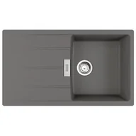 Zlewozmywaki - Franke Centro CNG 611-86 GSC Zlewozmywak granitowy jednokomorowy 86x50 cm kamienny szary 114.0687.329 - miniaturka - grafika 1